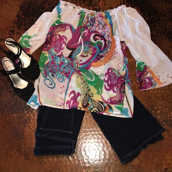 *Host Pick* Mushka by Sienna Rose, Inc. Sheer Top - Picture 3 of 5